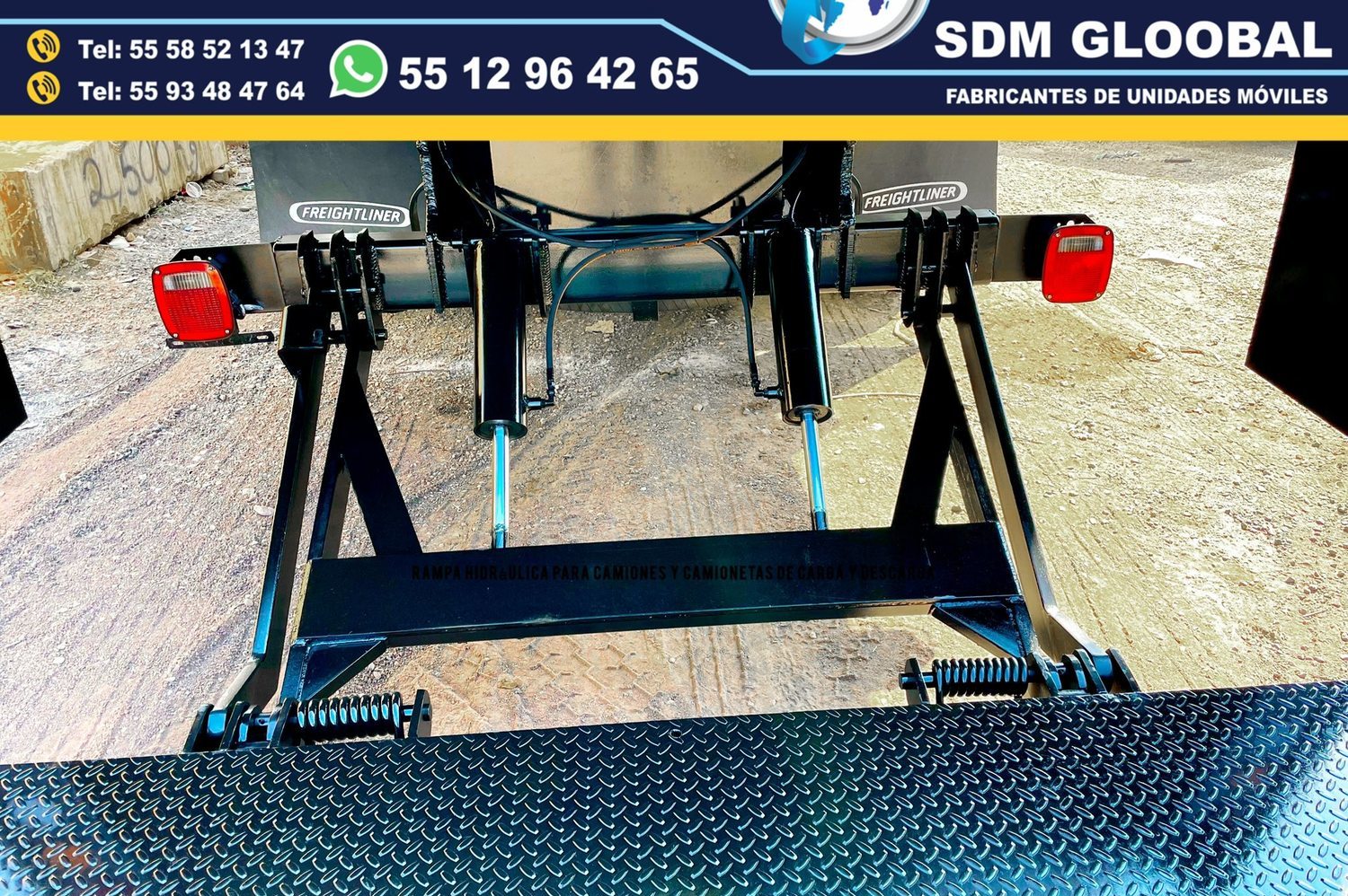Fabricantes de Rampas Hidraulicas para camioneta y camion de carga