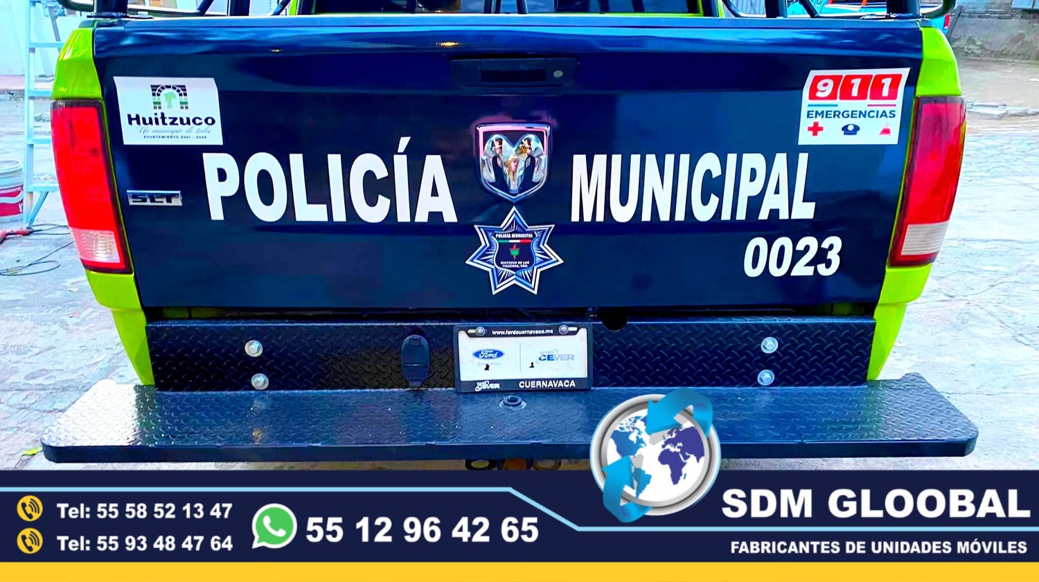Equipamiento  de Patrullas Nuevas totalmente Equipadas en Mexico