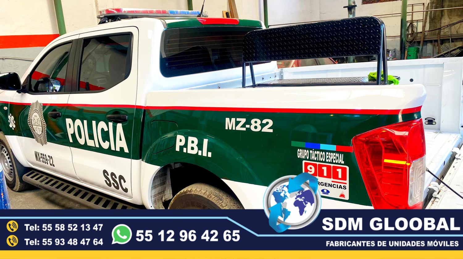 Equipamiento  de Patrullas Nuevas totalmente Equipadas en Mexico