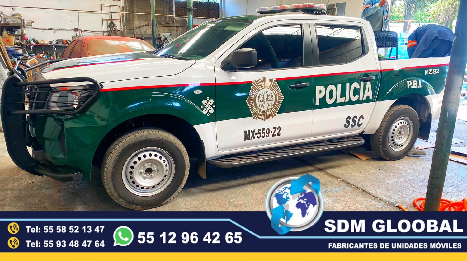 Equipamiento  de Patrullas Nuevas totalmente Equipadas en Mexico