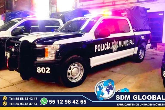 Conversion y Equipamiento de Patrullas nuevas equipadas, Fabricacion y venta de unidades moviles para seguridad publica, privada, rescate, salvamento. SDM Global Mexico somos una empresa líder en el Equipamiento de Patrullas asi como de unidades moviles de rescate, salvamento, proximidad, primer respodiente, equipo tactito, anti motin, fuerzas especiales, semi remolques con personal altamente capasitado para su fabricacion, Roll bar, Tumbaburros, Burrera, Banca central, Defensa trasera, Lona, Rotulacion, Pintura, Torreta de leds, sirena, bocina, codigos, estrobos, luces, etc. somos fabricantes.El término auto o moto Patrulla es utilizado para Patrullar un área concreta asignada. Su función primaria es servir de apoyo a los oficiales de Policía en sus tareas diarias como rondines y traslado de delincuentes. somos fabricantes de unidades moviles especiales.Somos una Empresa Mexicana líder en el Mercado con años de experiencia, especialistas en el Equipamiento de Patrullas Equipadas Cajas y Remolques Unidades Moviles Especiales de Seguridad, Rescate, Salvamento, Salud, Comunicacion, Higine, etc.,Somos fabribricantes directos, distribuidores en todo Mexico, comunicate y te atenderemos personalmente. Conversion y Equipamiento de Patrullas nuevas equipadas, Fabricacion y venta de unidades moviles para seguridad publica, privada, rescate, salvamento. SDM Global Mexico somos una empresa líder en el Equipamiento de Patrullas asi como de unidades moviles de rescate, salvamento, proximidad, primer respodiente, equipo tactito, anti motin, fuerzas especiales, semi remolques con personal altamente capasitado para su fabricacion, Roll bar, Tumbaburros, Burrera, Banca central, Defensa trasera, Lona, Rotulacion, Pintura, Torreta de leds, sirena, bocina, codigos, estrobos, luces, etc. somos fabricantes.El término auto o moto Patrulla es utilizado para Patrullar un área concreta asignada. Su función primaria es servir de apoyo a los oficiales de Policía en sus tareas diarias como rondines y traslado de delincuentes. somos fabricantes de unidades moviles especiales.Somos una Empresa Mexicana líder en el Mercado con años de experiencia, especialistas en el Equipamiento de Patrullas Equipadas Cajas y Remolques Unidades Moviles Especiales de Seguridad, Rescate, Salvamento, Salud, Comunicacion, Higine, etc.,Somos fabribricantes directos, distribuidores en todo Mexico, comunicate y te atenderemos personalmente.
