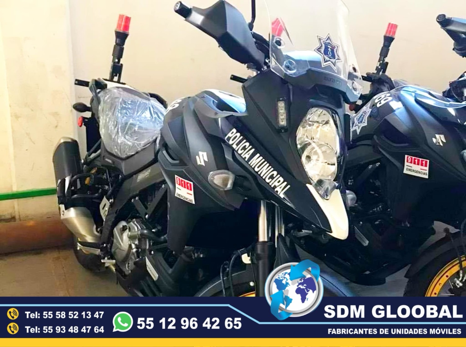 Equipamiento de MotoPatrullas Nuevas totalmente Equipadas 