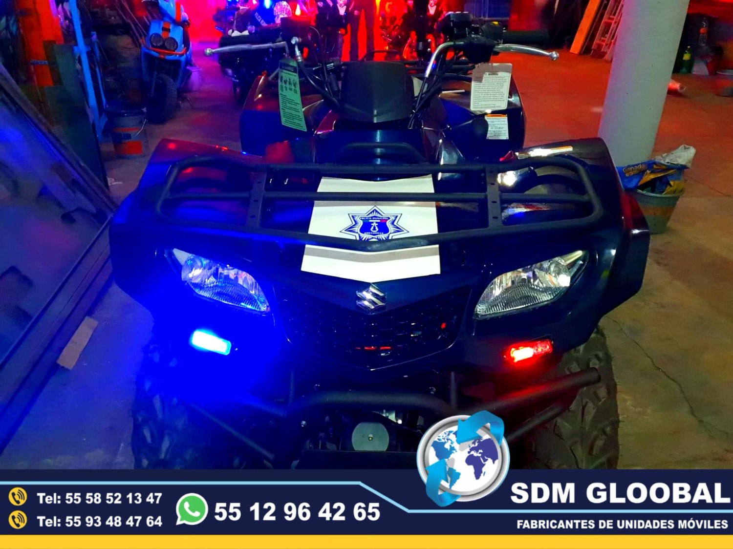 Equipamiento de MotoPatrullas Nuevas totalmente Equipadas 