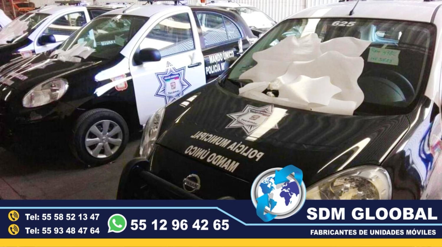 Equipamiento  de Patrullas Nuevas totalmente Equipadas en Mexico