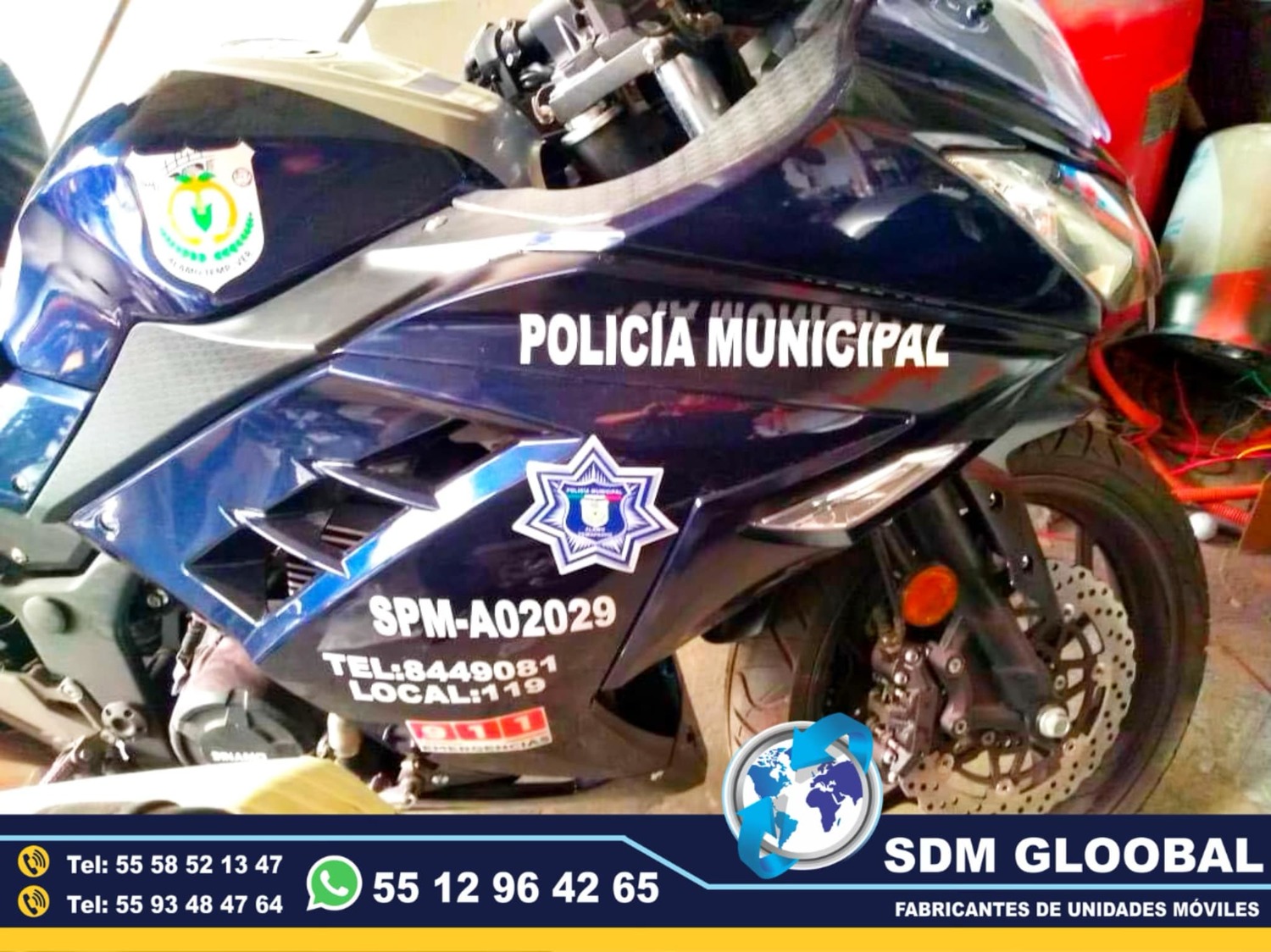 Equipamiento de MotoPatrullas Nuevas totalmente Equipadas 