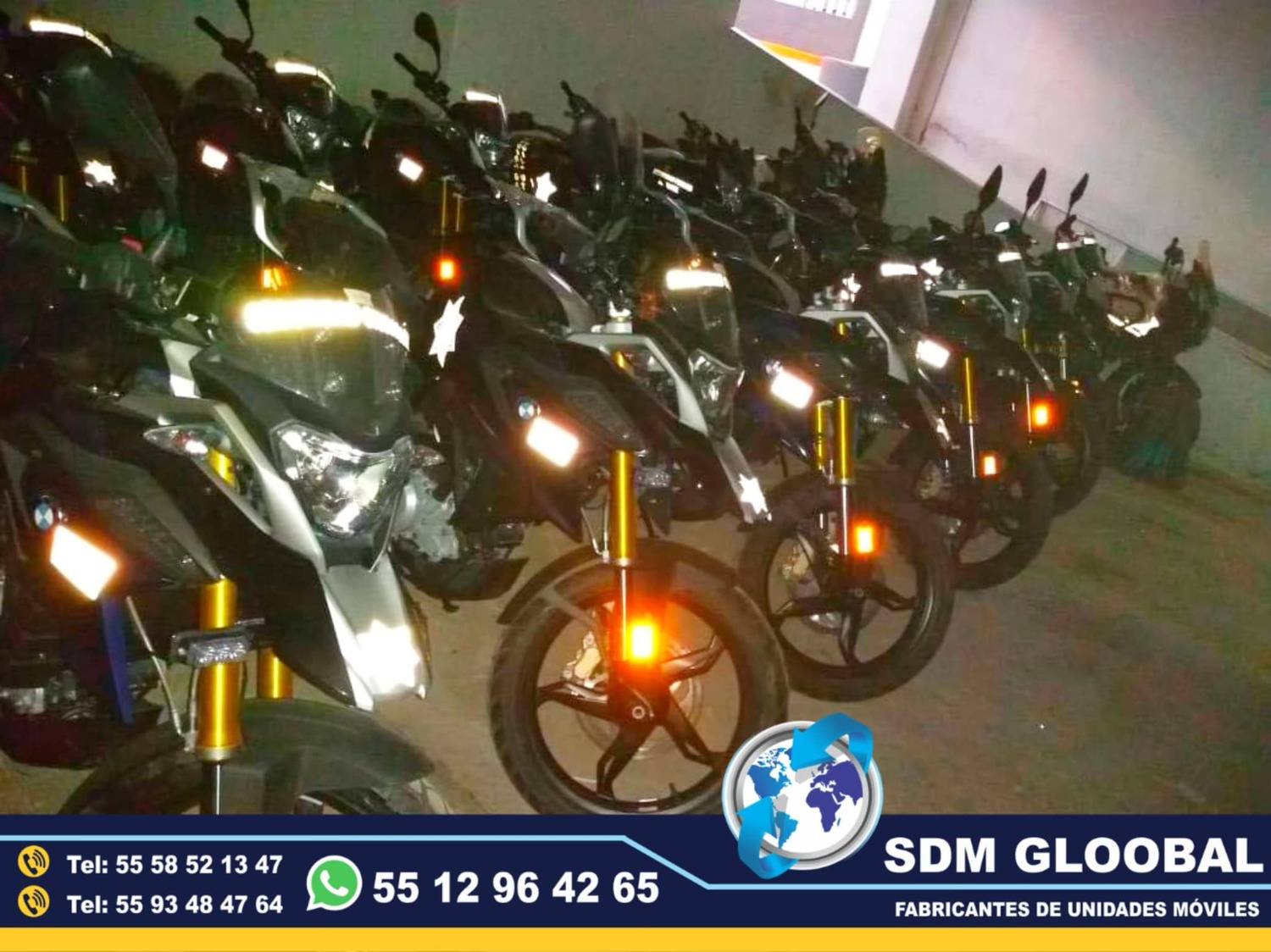 Equipamiento de MotoPatrullas Nuevas totalmente Equipadas 