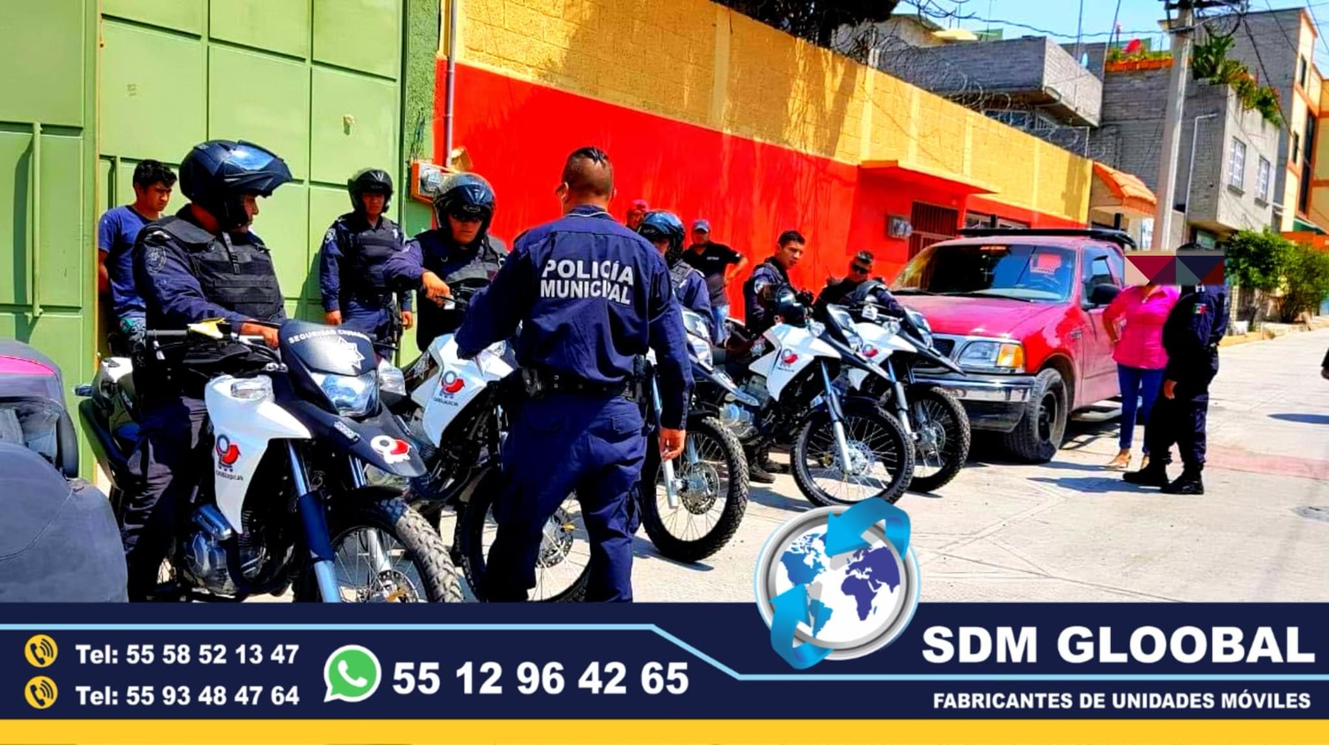 Equipamiento de MotoPatrullas Nuevas totalmente Equipadas  