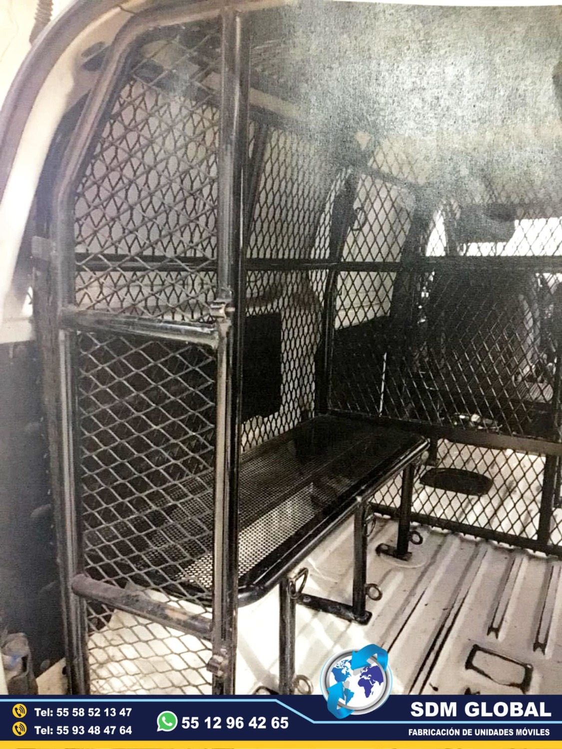 Equipamiento de unidad movil para tralasdo de delincuentes reos 