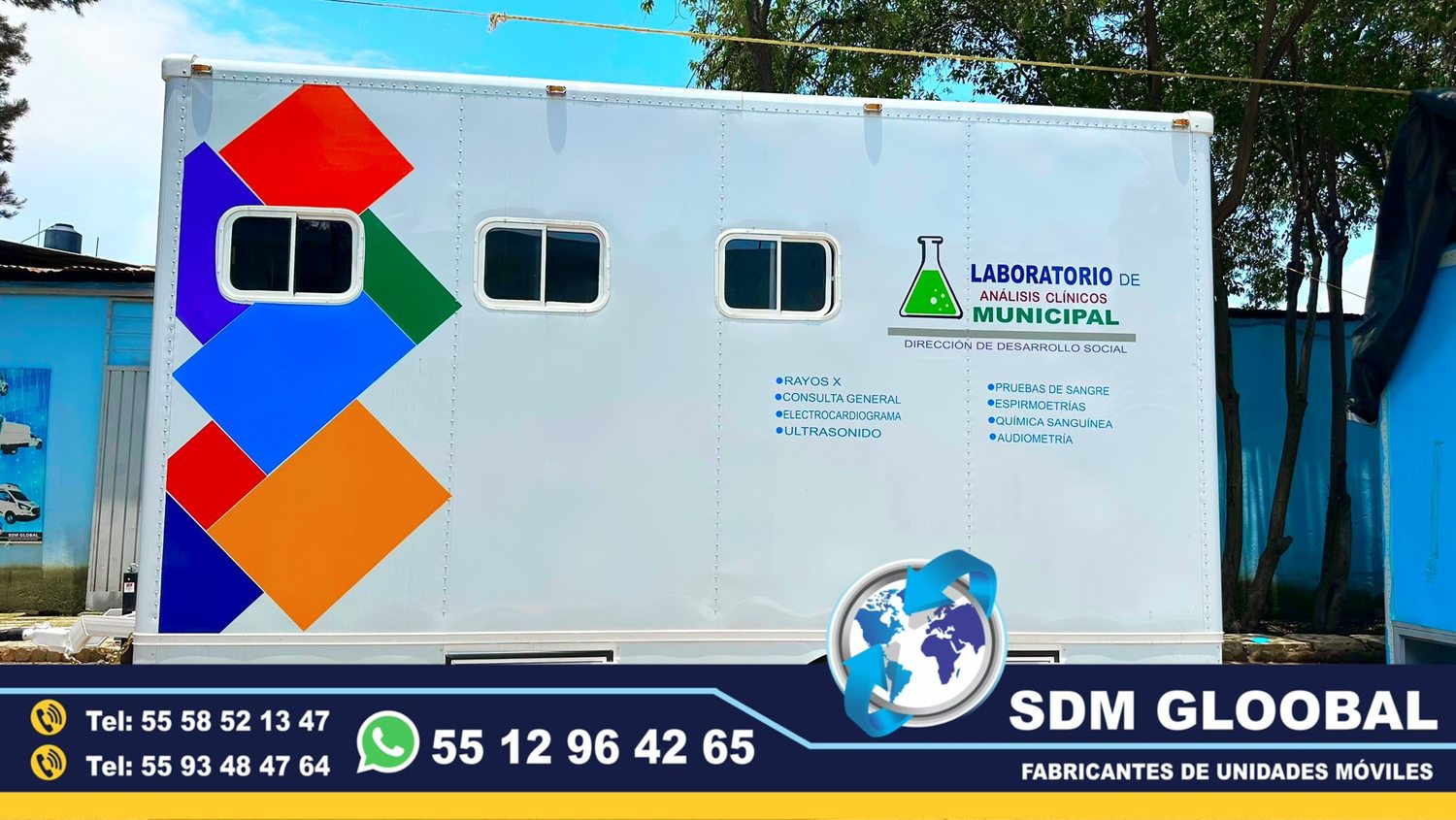 Equipamiento de Unidades Medicas Moviles Especiales en Mexico  