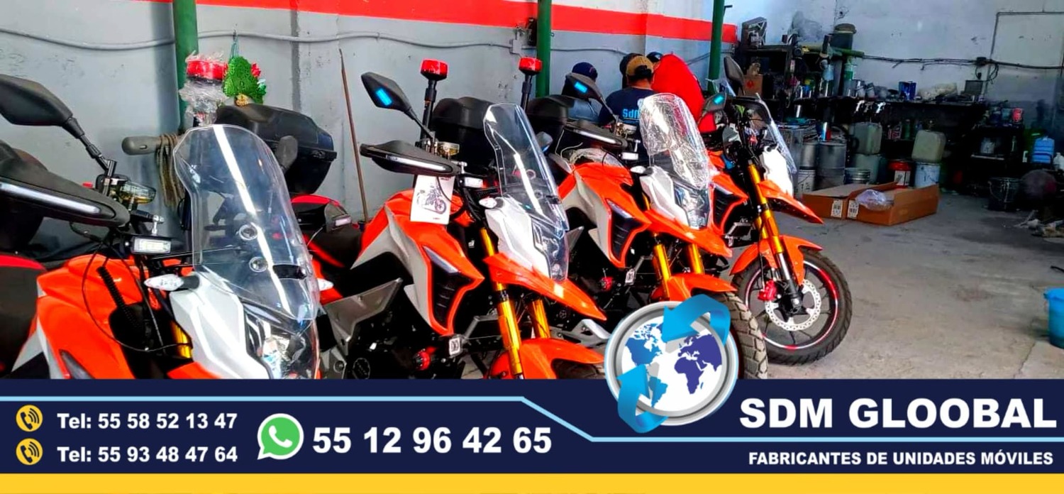 Equipamiento de MotoPatrullas Nuevas totalmente Equipadas  