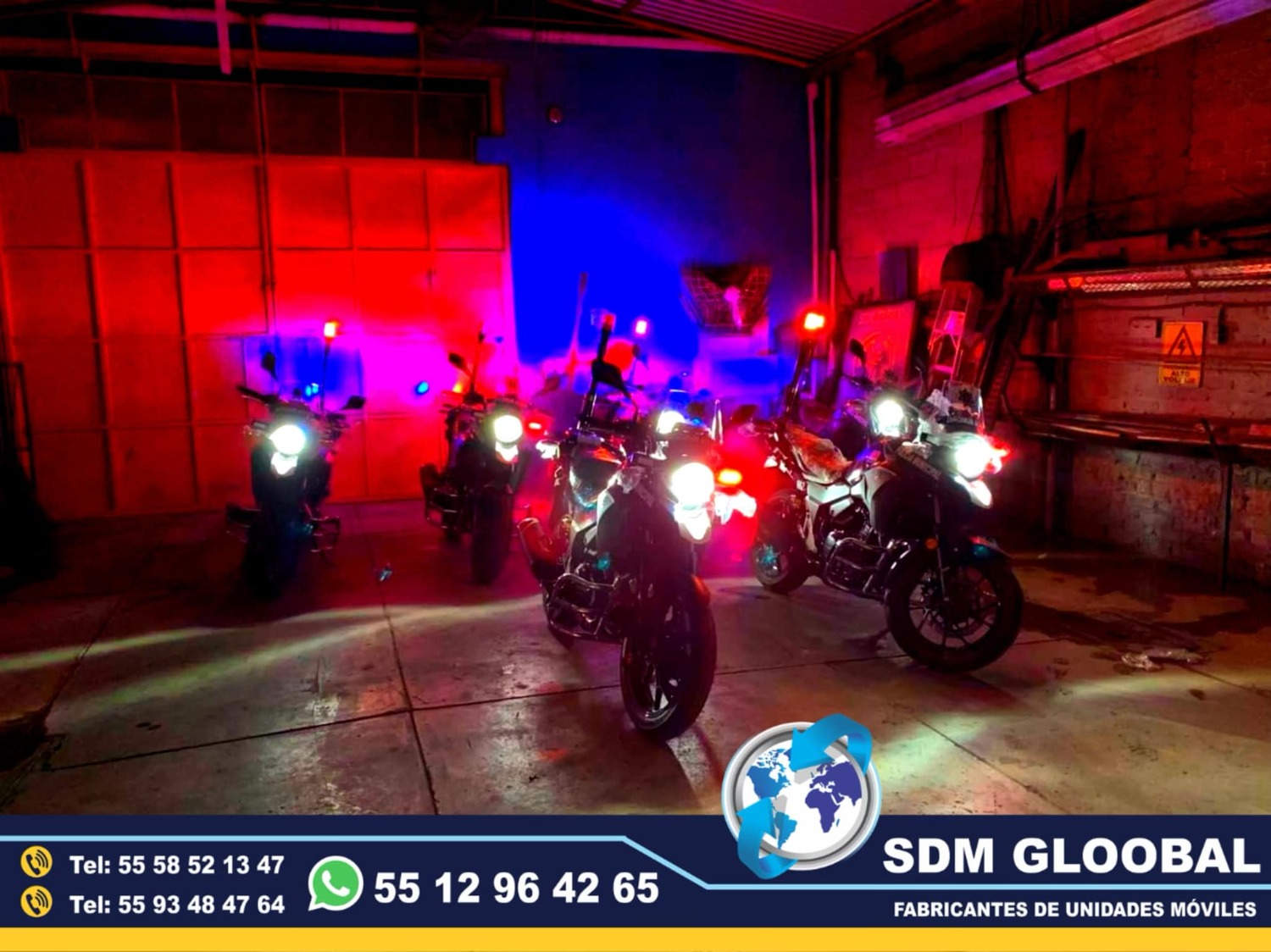 Equipamiento de MotoPatrullas Nuevas totalmente Equipadas 