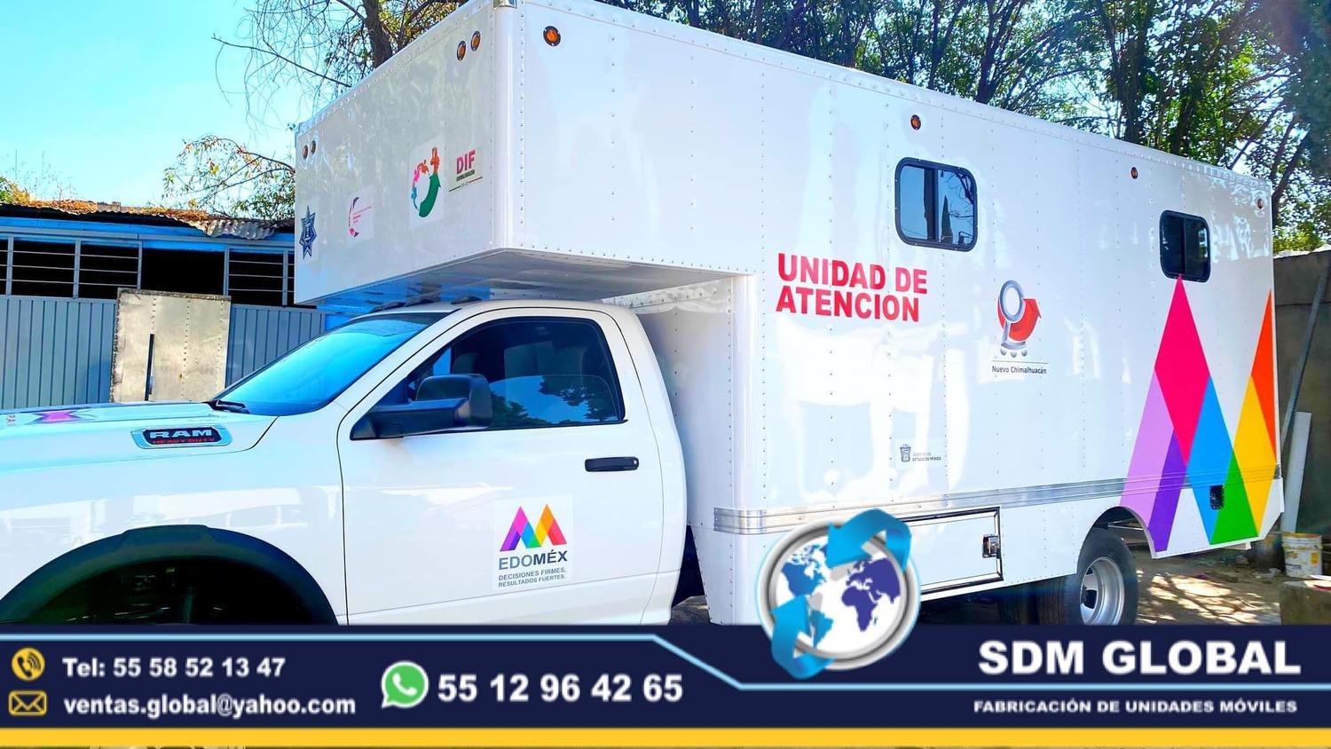 Equipamiento de Unidades Medicas Moviles Especiales en Mexico 