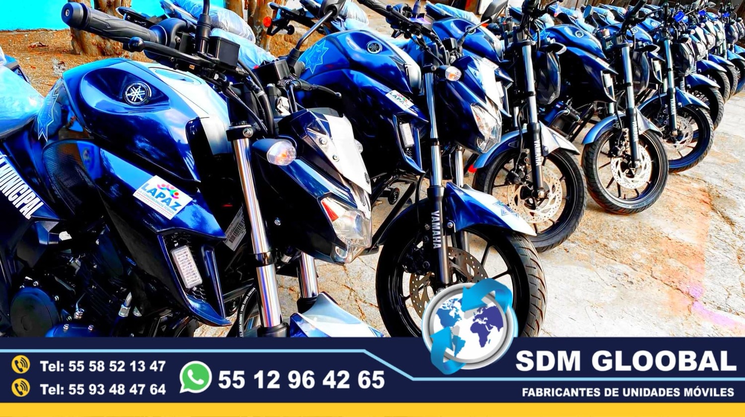 Equipamiento de MotoPatrullas Nuevas totalmente Equipadas 