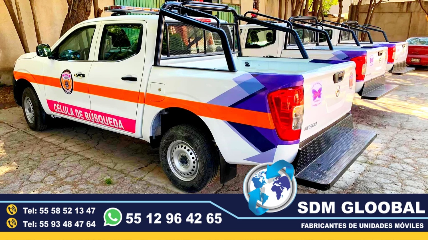 Equipamiento  de Patrullas Nuevas totalmente Equipadas en Mexico