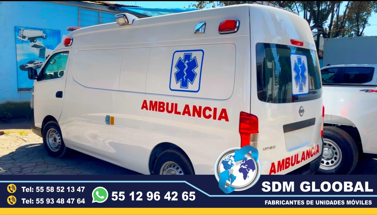 Fabricantes de Ambulancias de Traslado Tipo 1, Tipo 2 en Mexico 