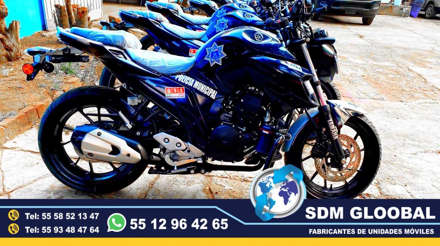 Equipamiento de MotoPatrullas Nuevas totalmente Equipadas 