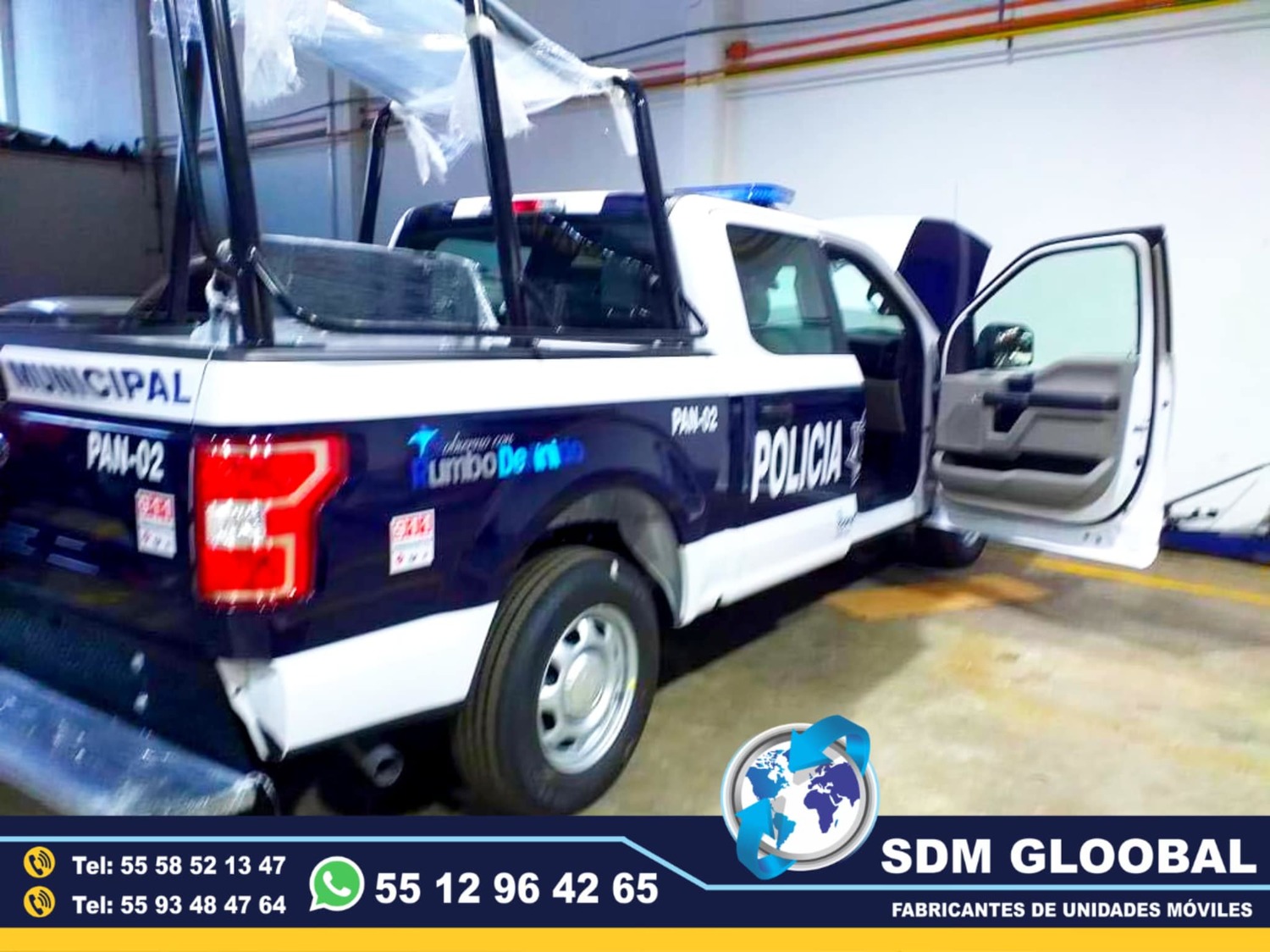 Equipamiento  de Patrullas Nuevas totalmente Equipadas en Mexico
