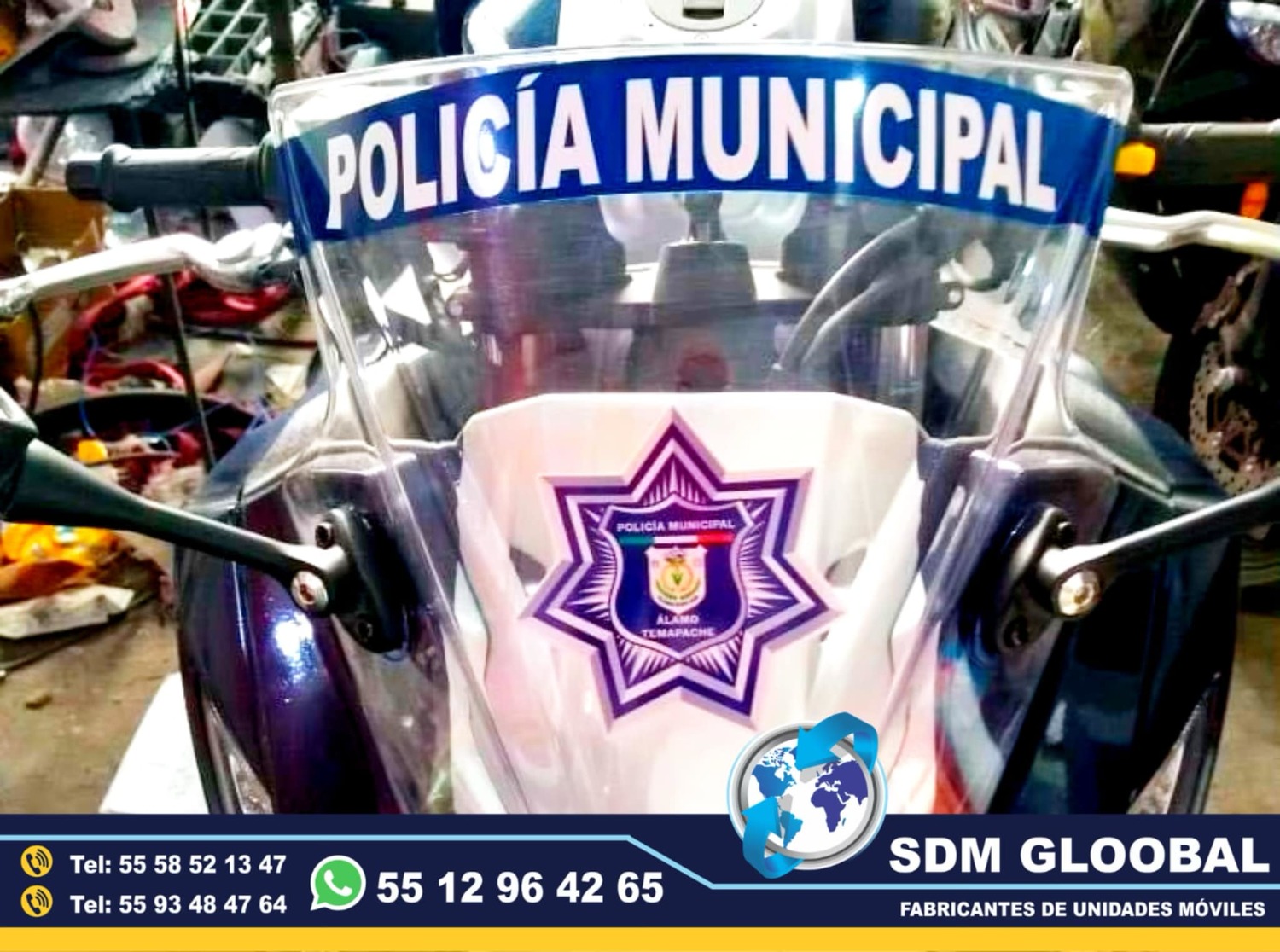 Equipamiento de MotoPatrullas Nuevas totalmente Equipadas 