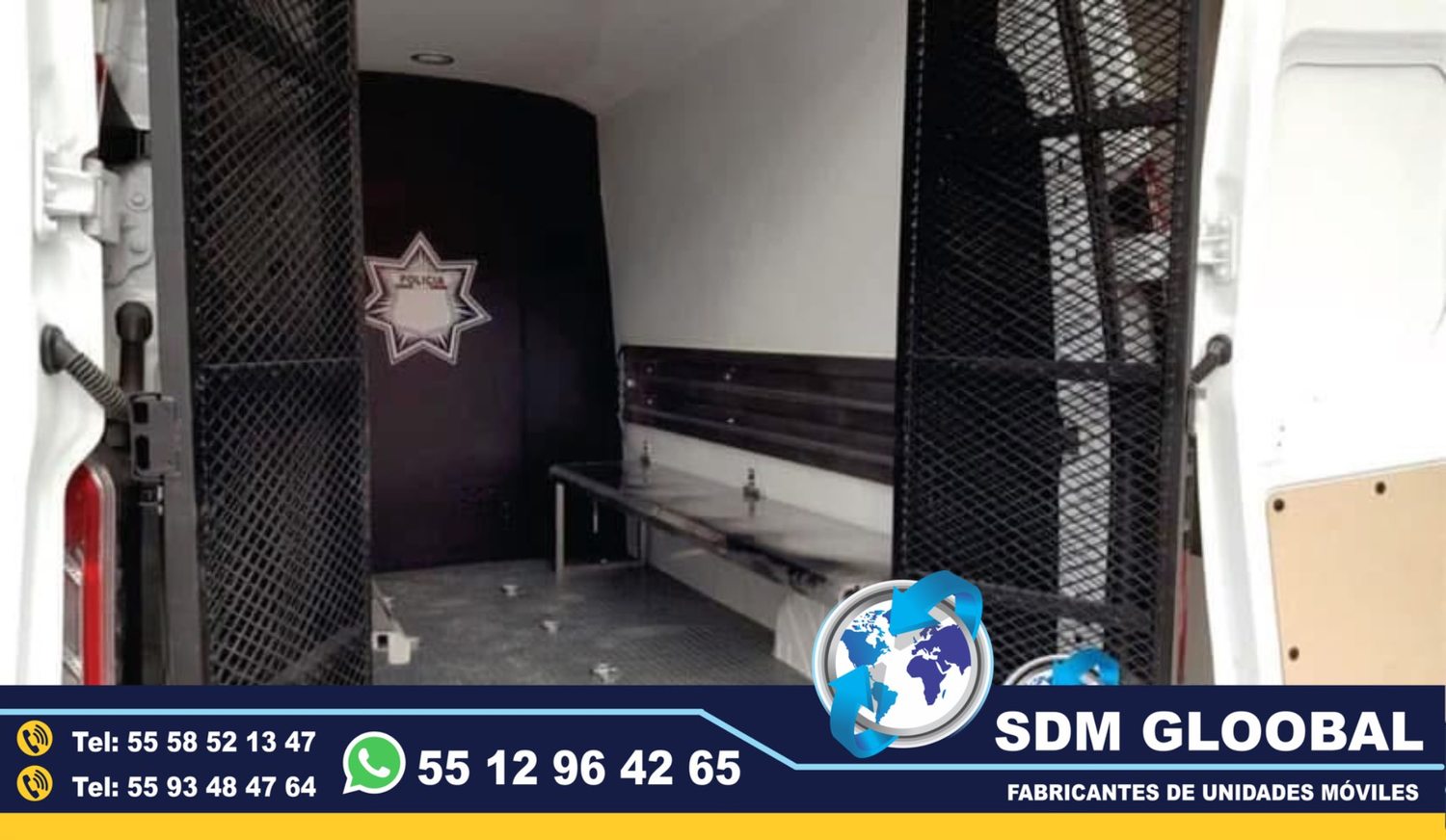 Equipamiento de unidad movil para tralasdo de delincuentes reos