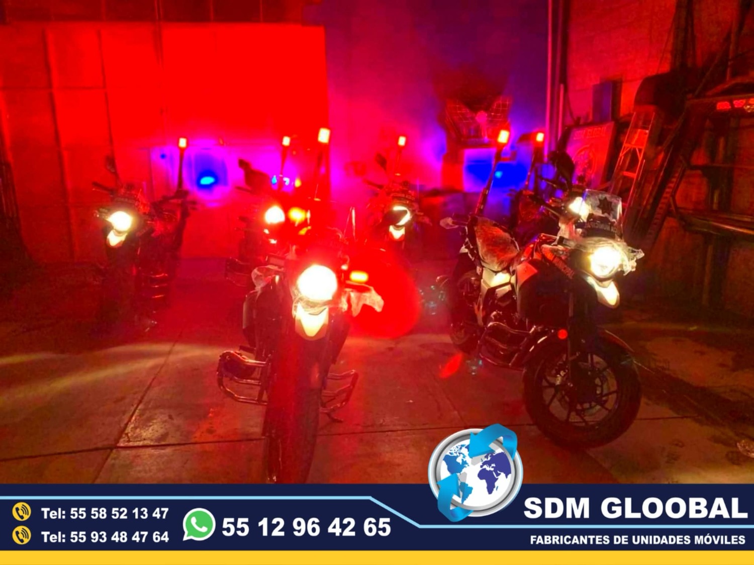 Equipamiento de MotoPatrullas Nuevas totalmente Equipadas 