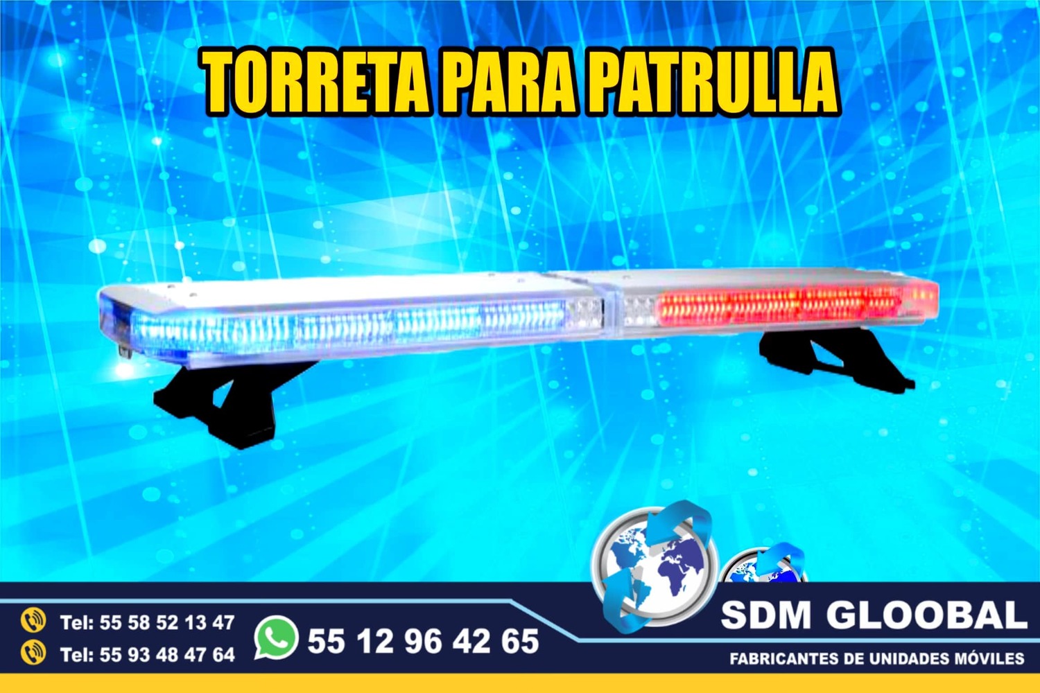 Venta de Torretas, Minitorretas, luces auxiliares color ambar Federal