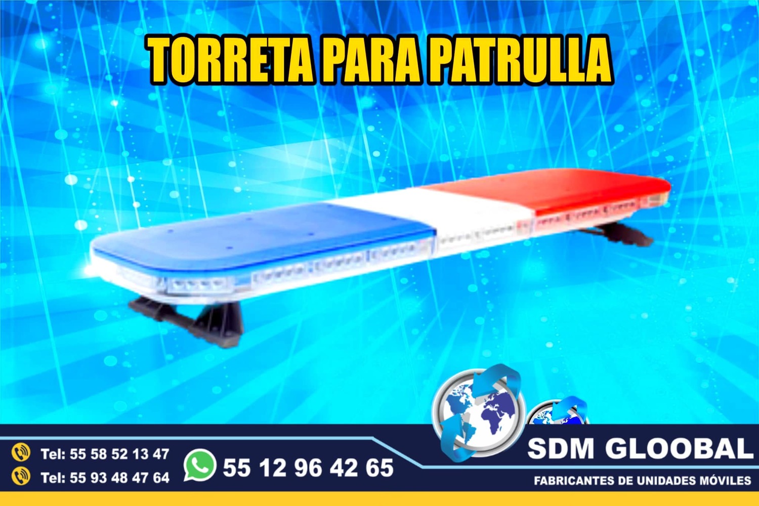 Venta de Torretas, Minitorretas, luces auxiliares color ambar Federal