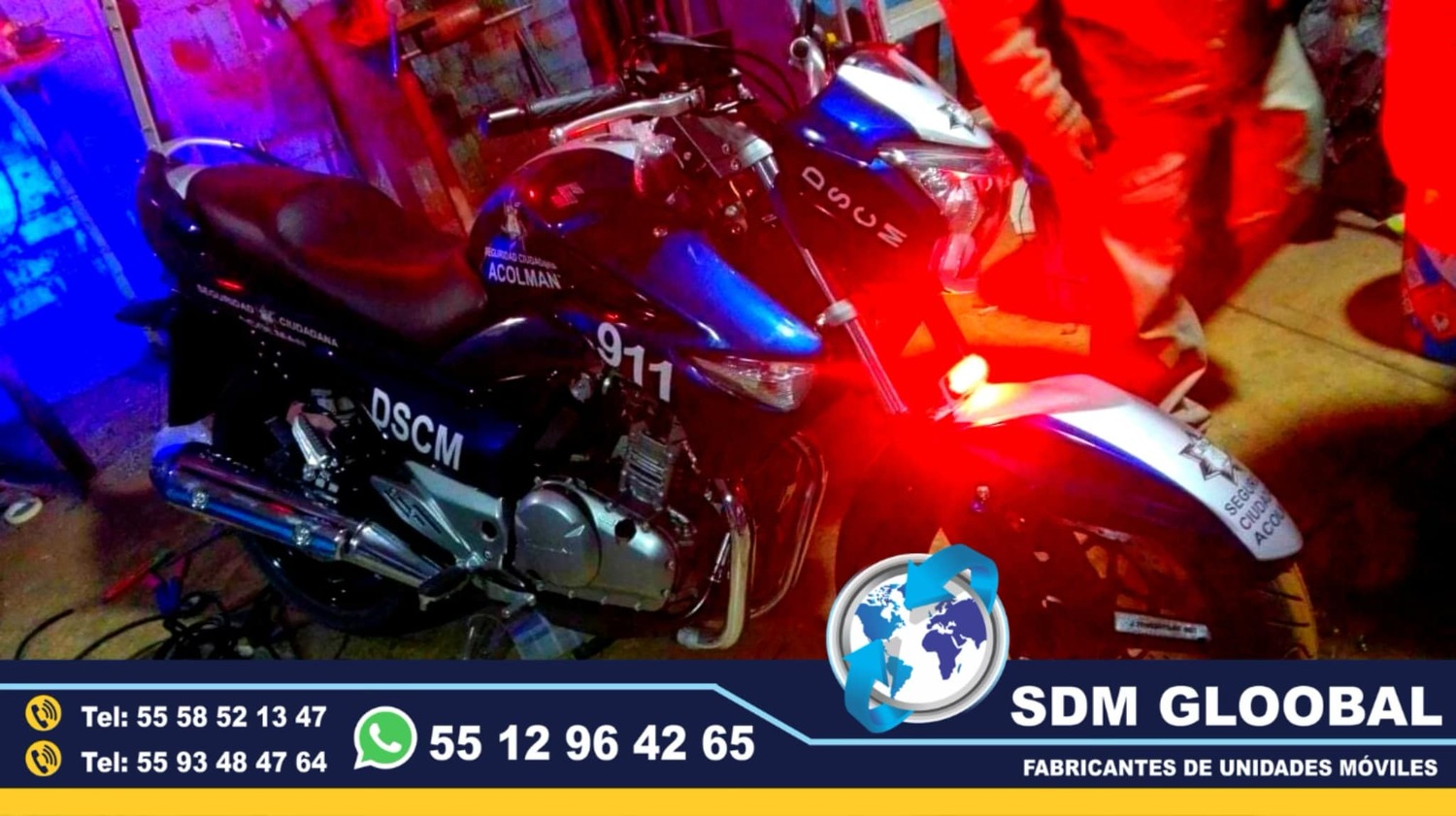 Equipamiento de MotoPatrullas Nuevas totalmente Equipadas 