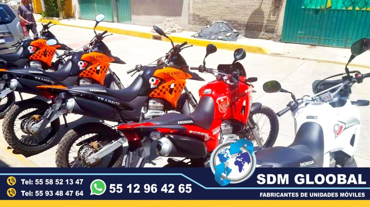 Equipamiento de MotoPatrullas Nuevas totalmente Equipadas 