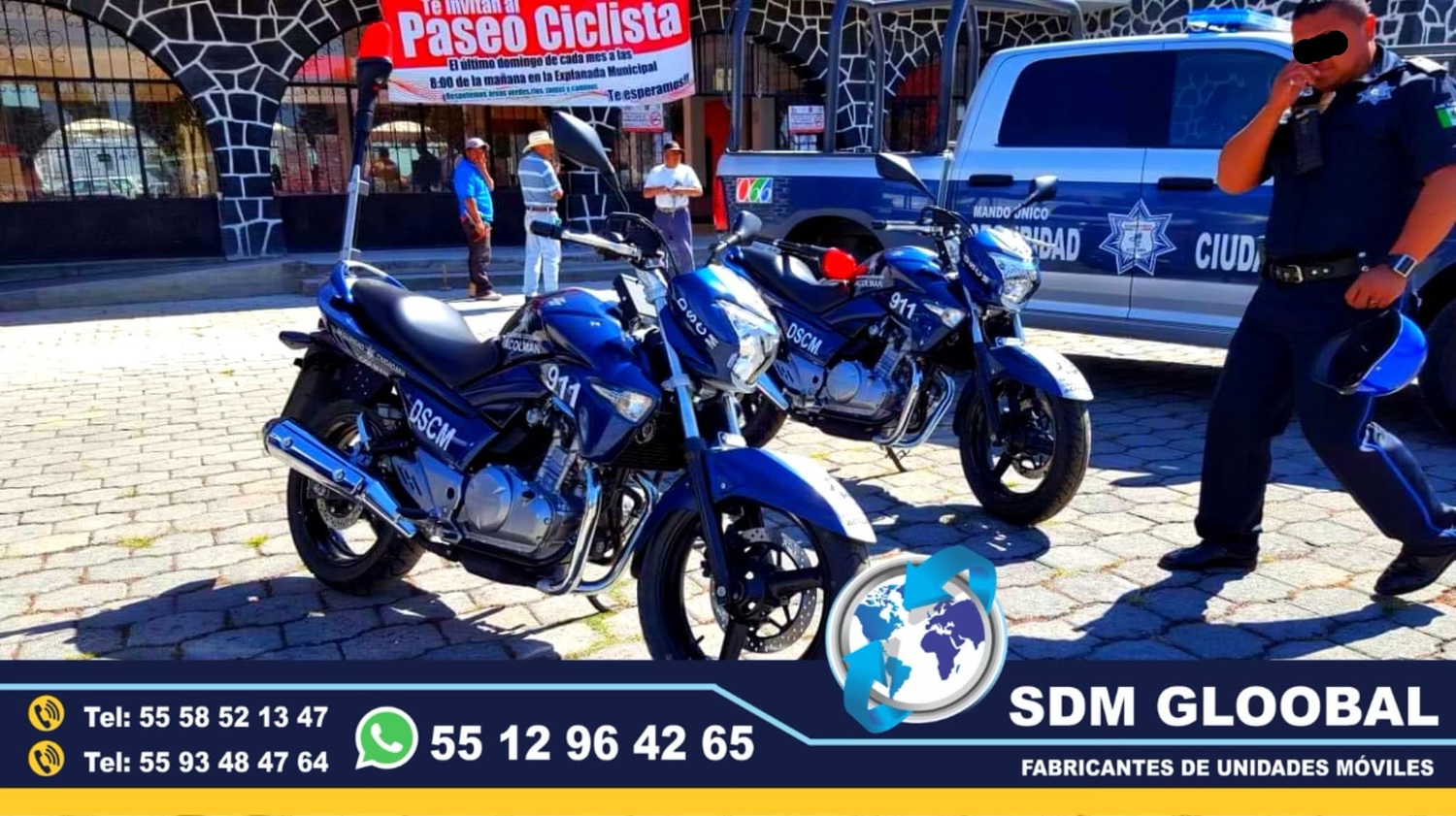 Equipamiento de MotoPatrullas Nuevas totalmente Equipadas 
