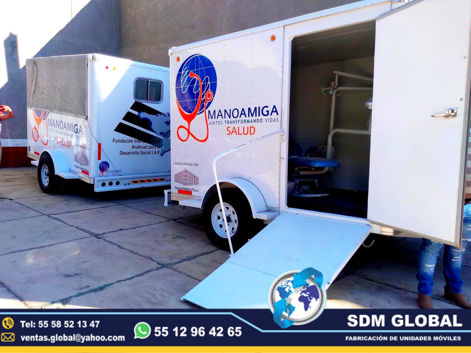 Equipamiento de Unidades Medicas Moviles Especiales en Mexico 