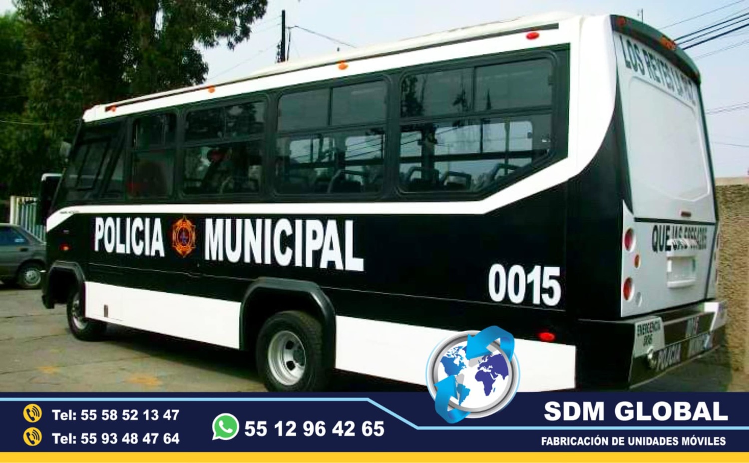 Equipamiento unidad para traslado de personal de seguridad publica 