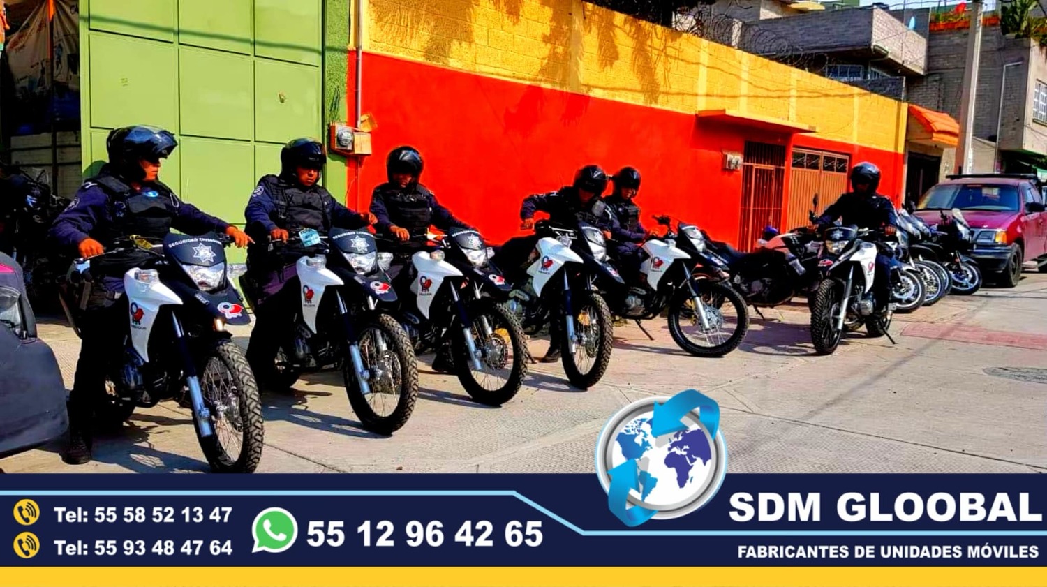 Equipamiento de MotoPatrullas Nuevas totalmente Equipadas  