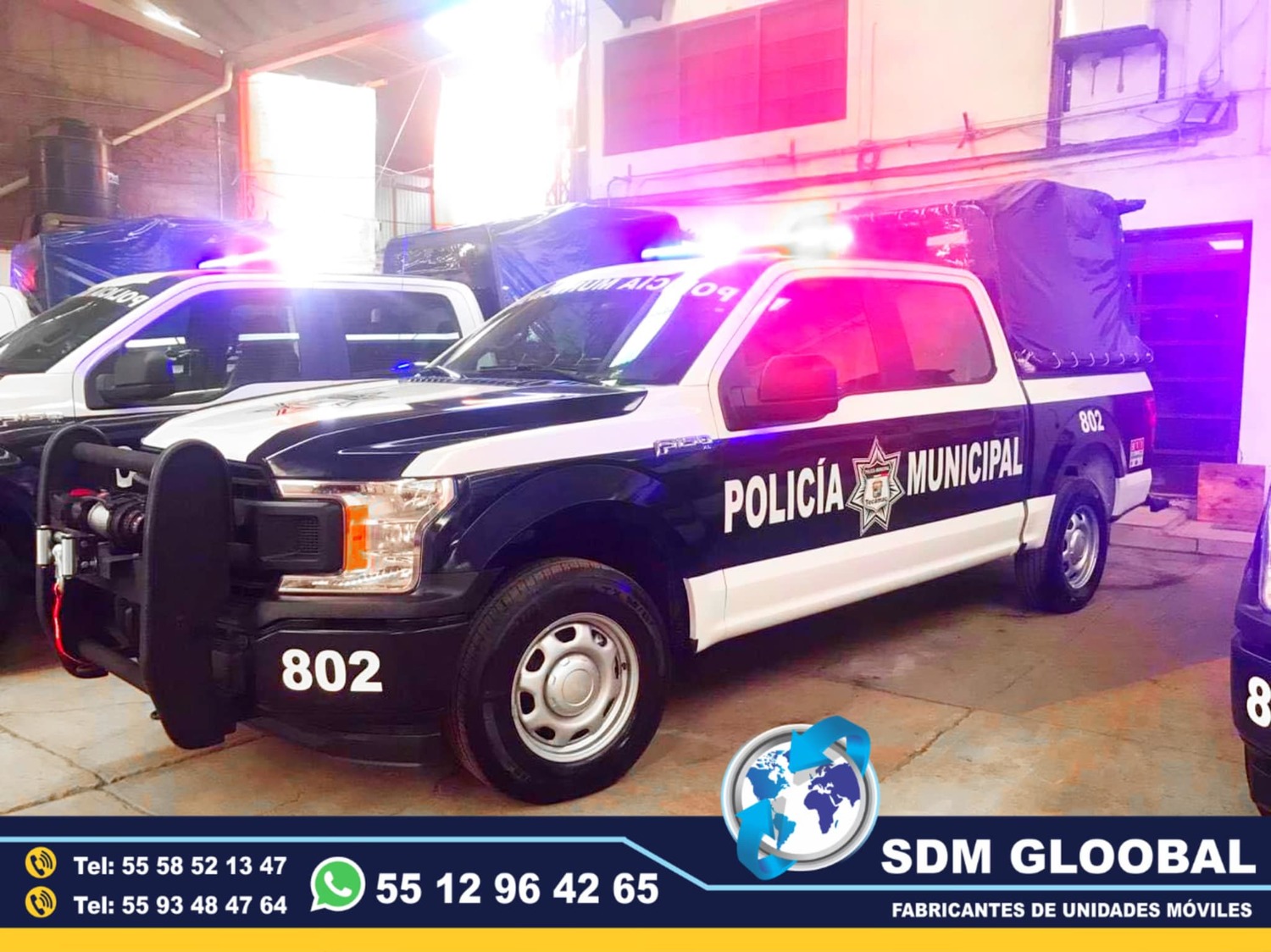 Equipamiento  de Patrullas Nuevas totalmente Equipadas en Mexico