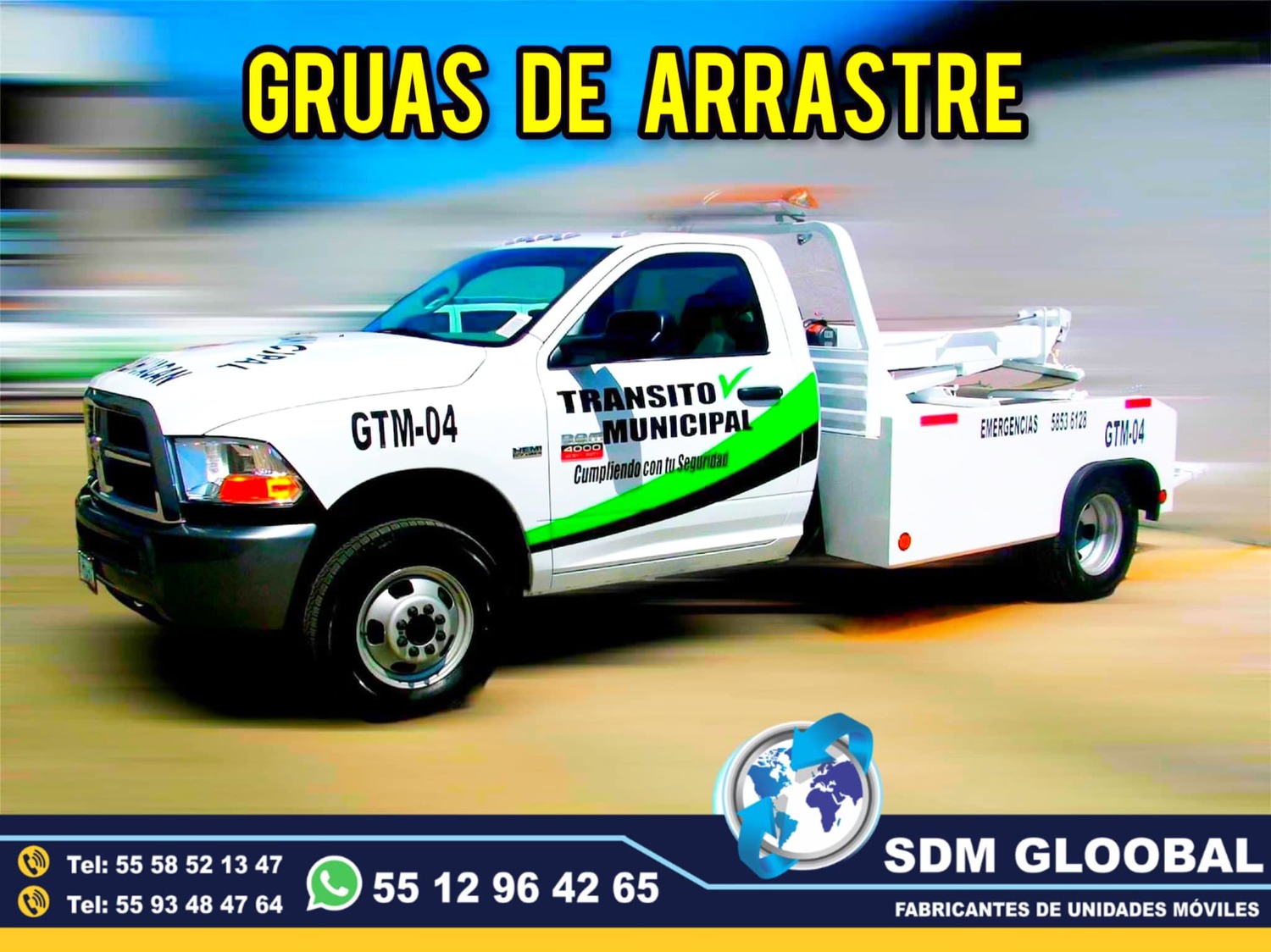 Fabrica de Gruas de Salvamento Rescate para Transito Municipal