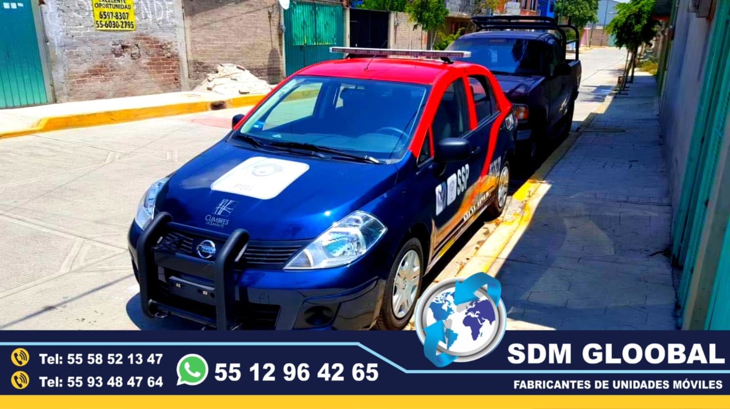Equipamiento  de Patrullas Nuevas totalmente Equipadas en Mexico