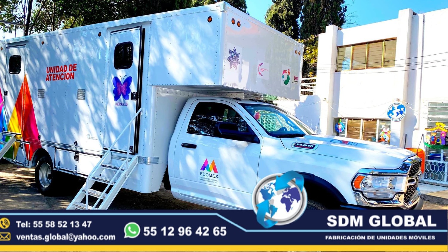 Equipamiento de Unidades Medicas Moviles Especiales en Mexico  
