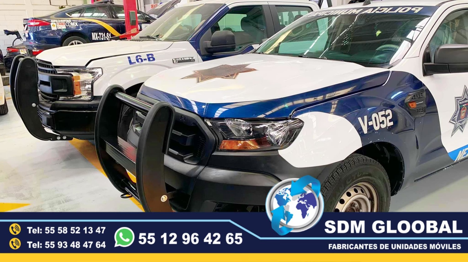 Equipamiento  de Patrullas Nuevas totalmente Equipadas en Mexico