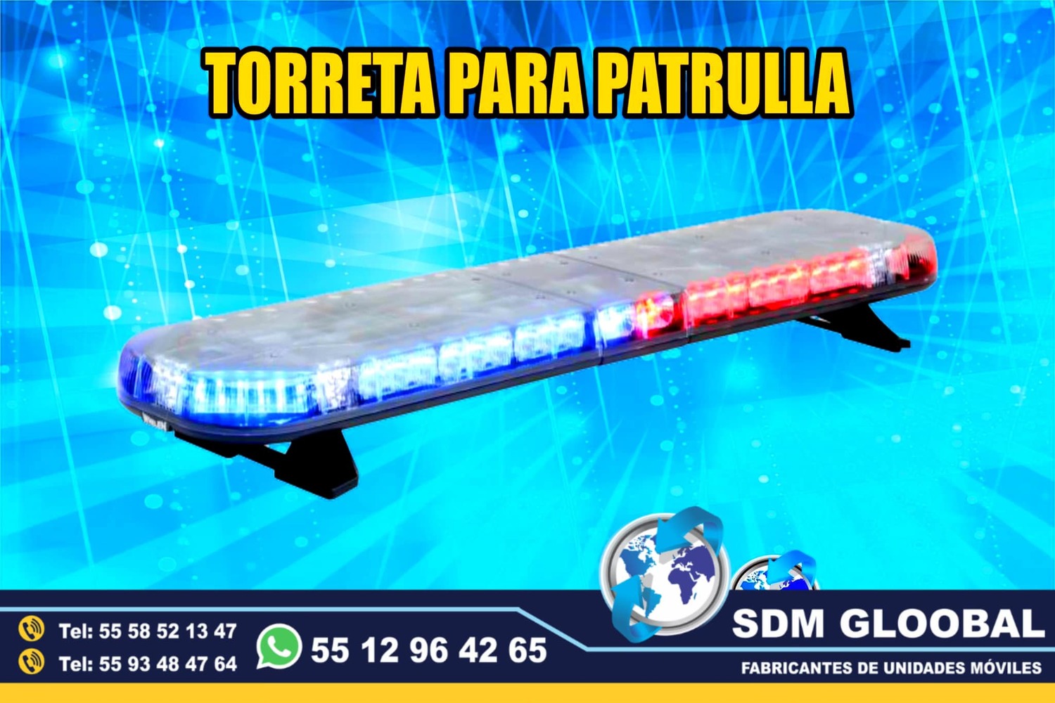 Venta de Torretas, Minitorretas, luces auxiliares color ambar Federal