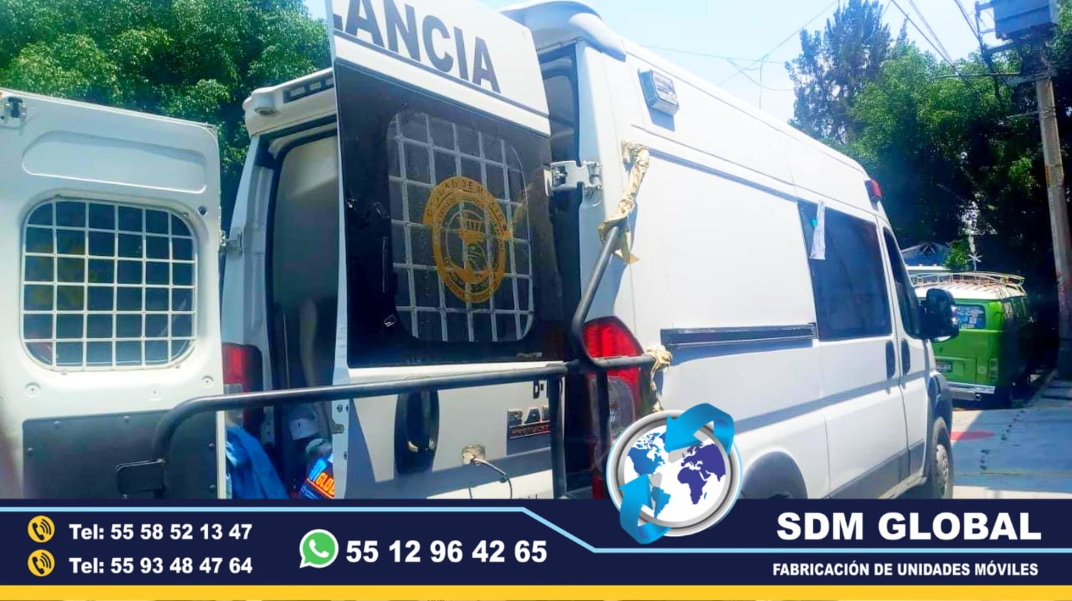 Equipamiento de Ambulancias de traslado de reos y delincuentes