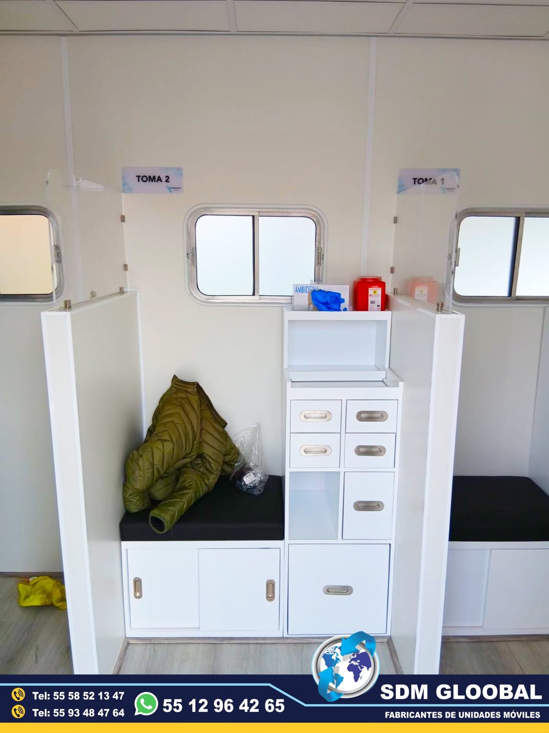 Equipamiento de Unidades Medicas Moviles Especiales en Mexico 