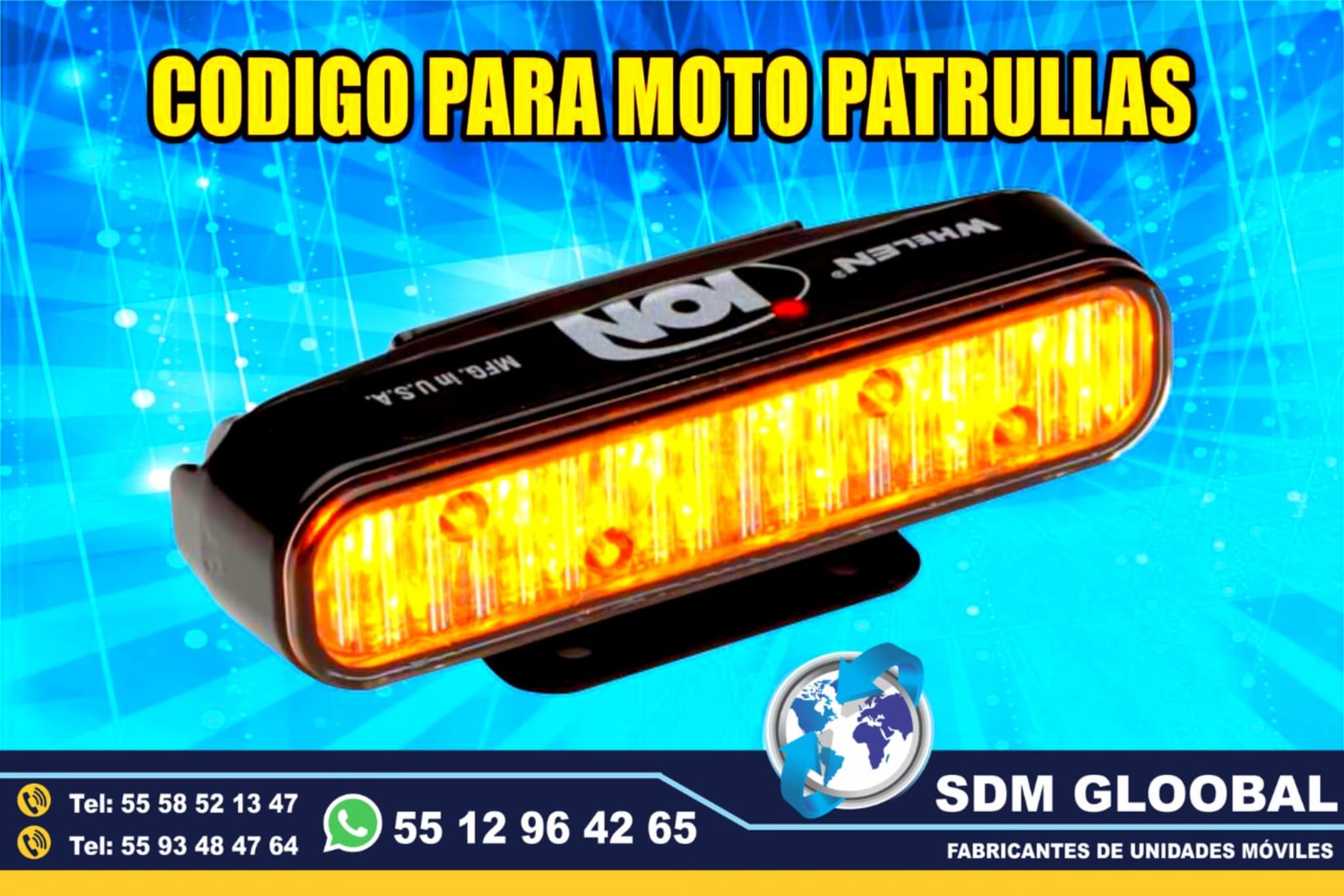 Venta e Instalacion de Luces Perimetrales Auxiliares Emergemcia para Ambulancias de Traslado 
