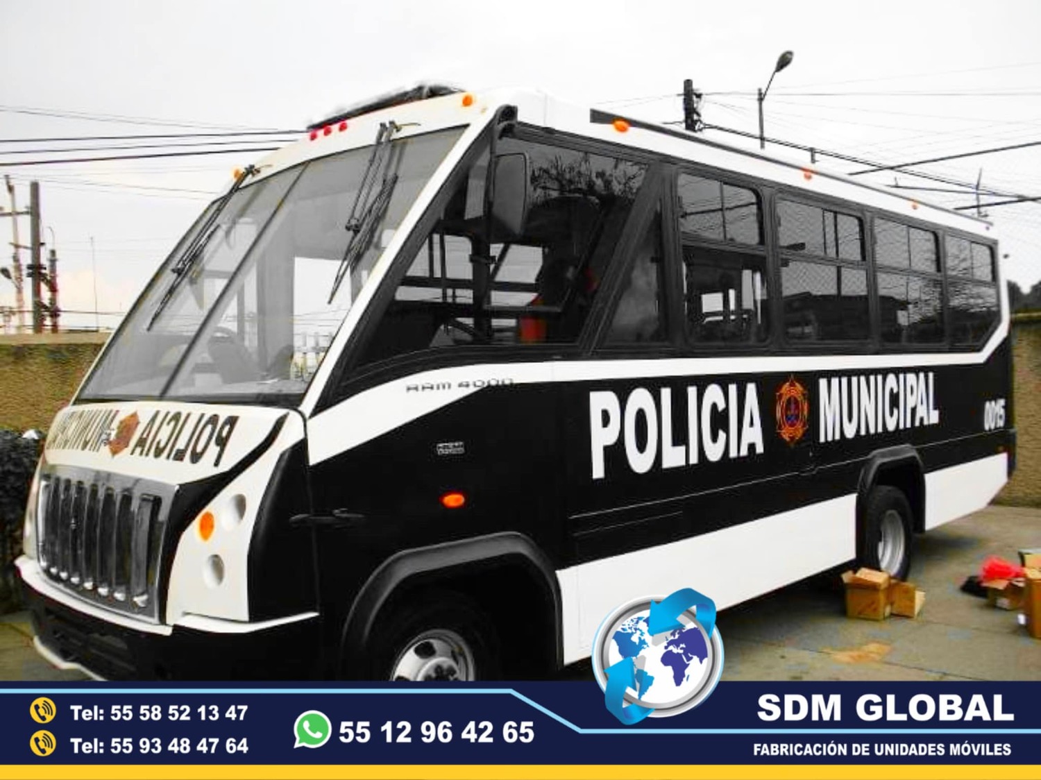 Equipamiento unidad para traslado de personal de seguridad publica 
