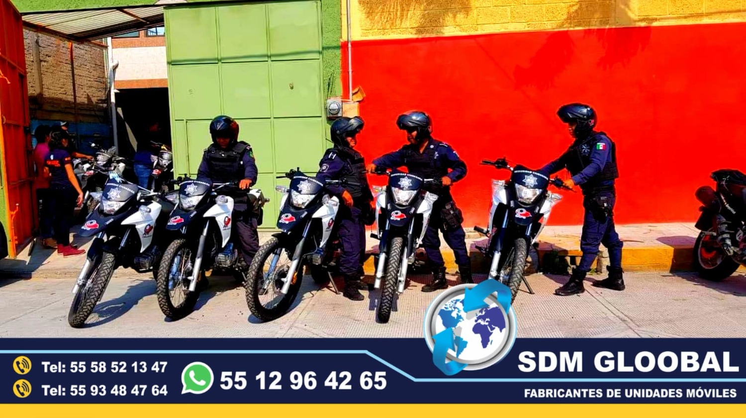 Equipamiento de MotoPatrullas Nuevas totalmente Equipadas  