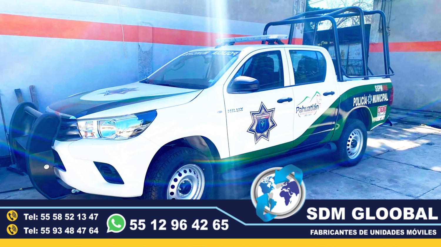 Equipamiento  de Patrullas Nuevas totalmente Equipadas en Mexico