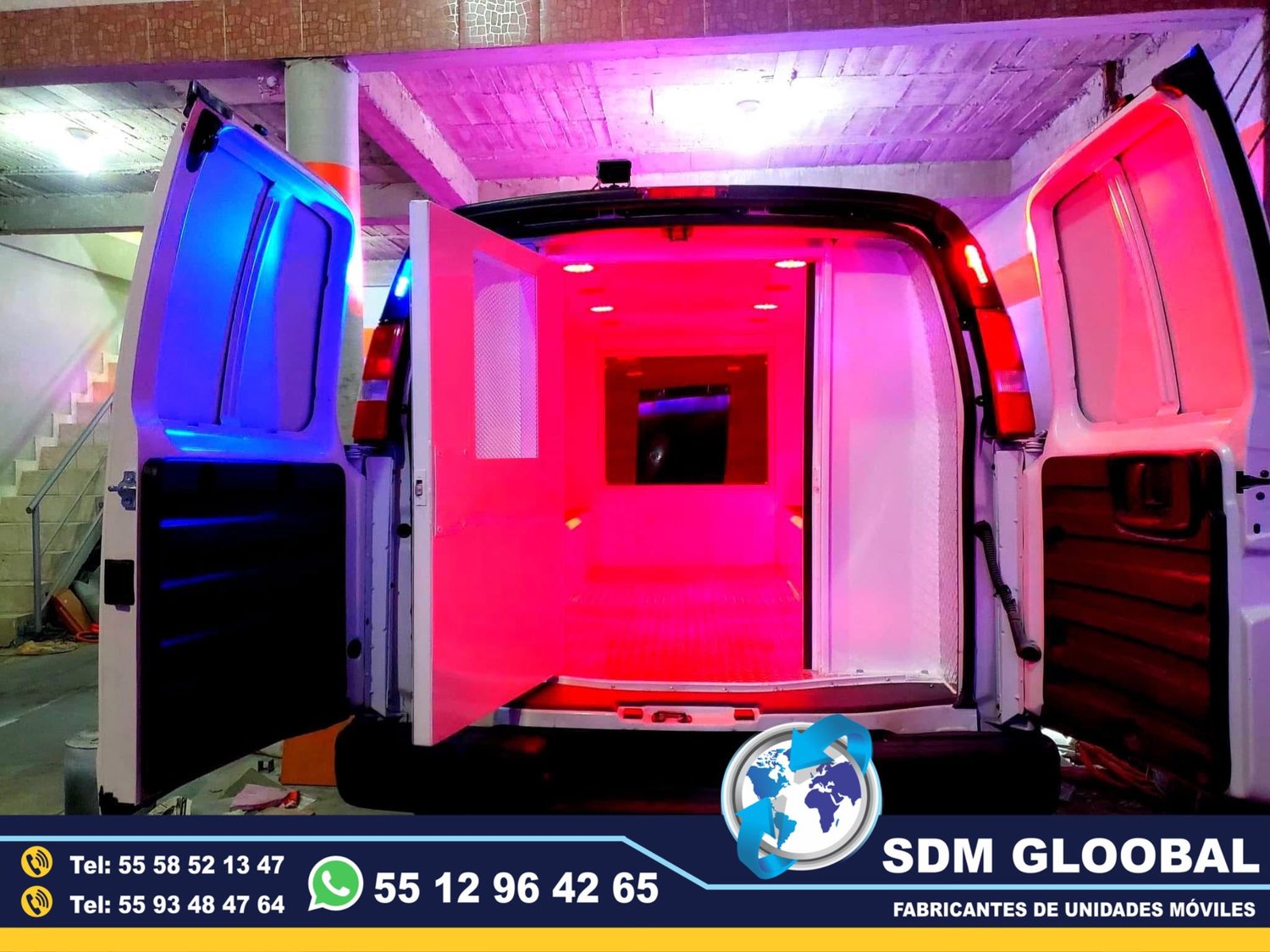 Equipamiento de unidad movil para tralasdo de delincuentes reos