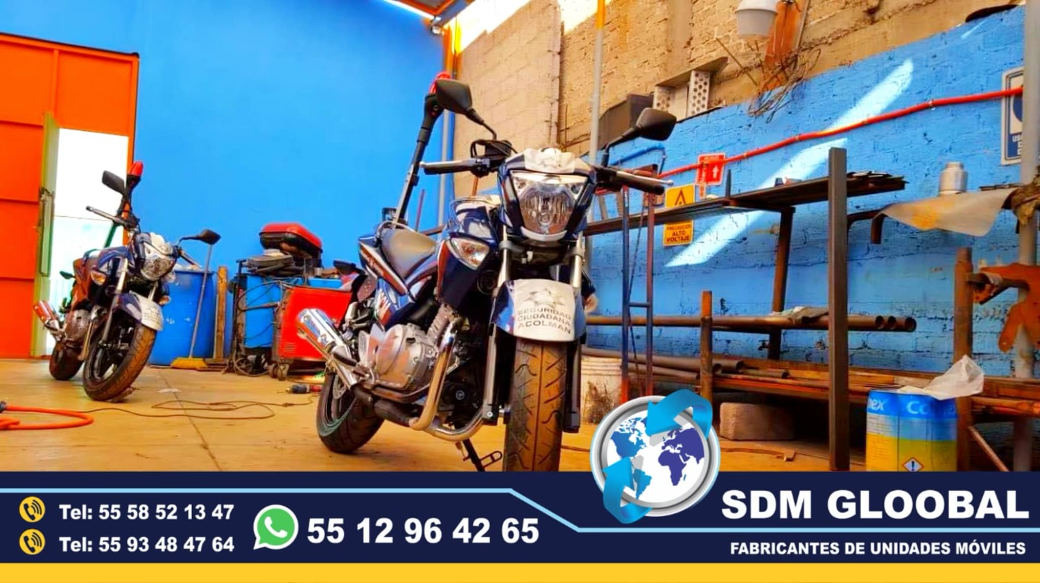 Equipamiento de MotoPatrullas Nuevas totalmente Equipadas 