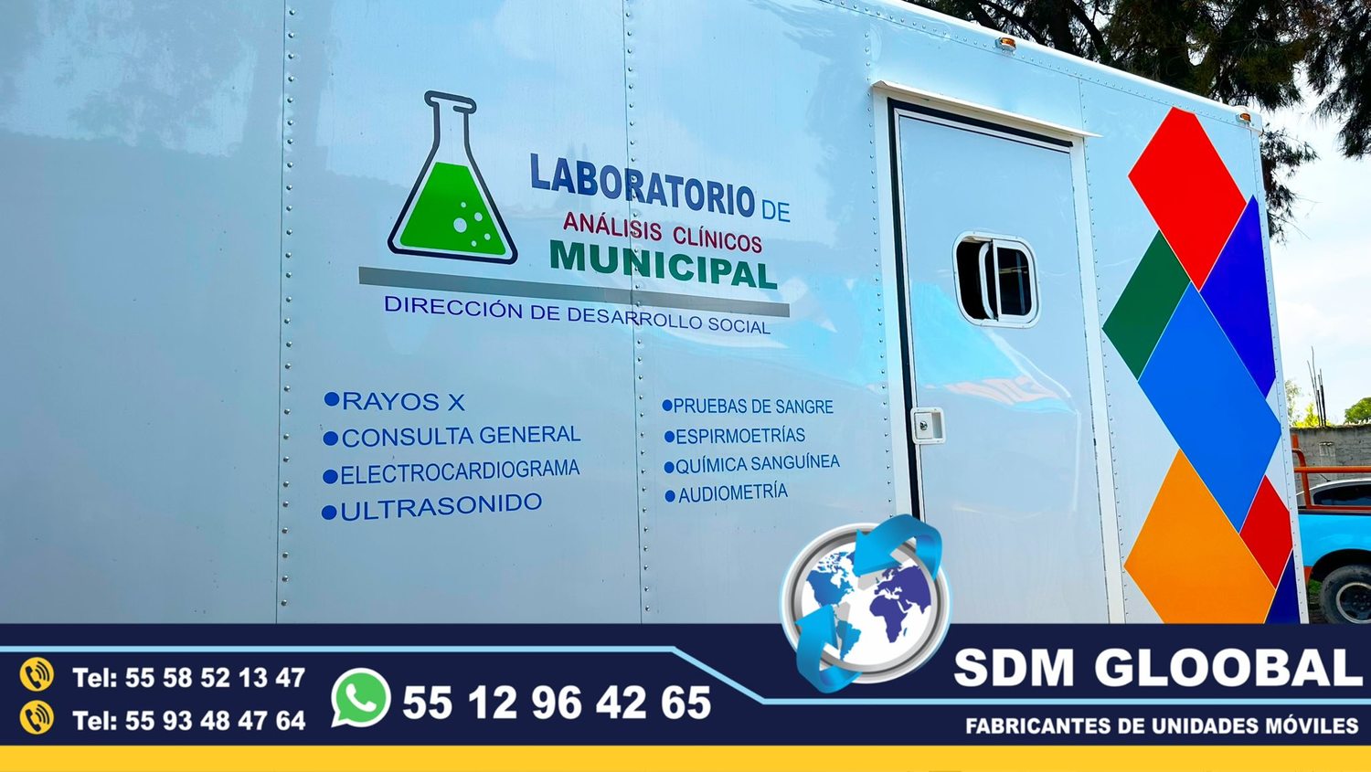 Equipamiento de Unidades Medicas Moviles Especiales en Mexico  