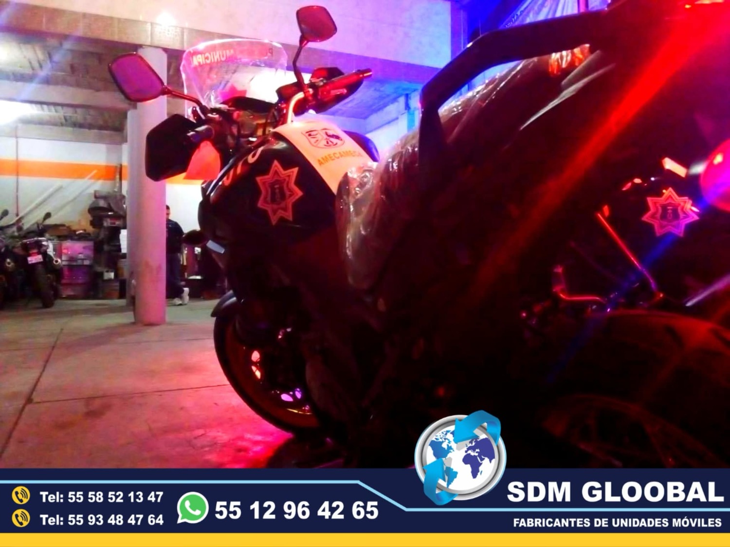 Equipamiento de MotoPatrullas Nuevas totalmente Equipadas 