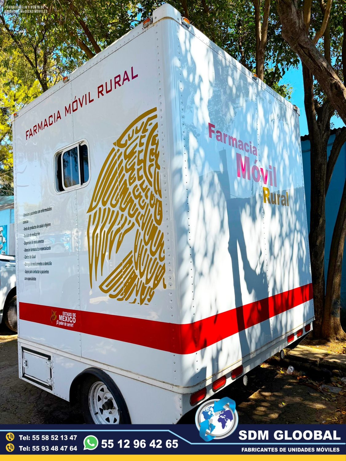 Equipamiento de Unidades Medicas Moviles Especiales en Mexico  