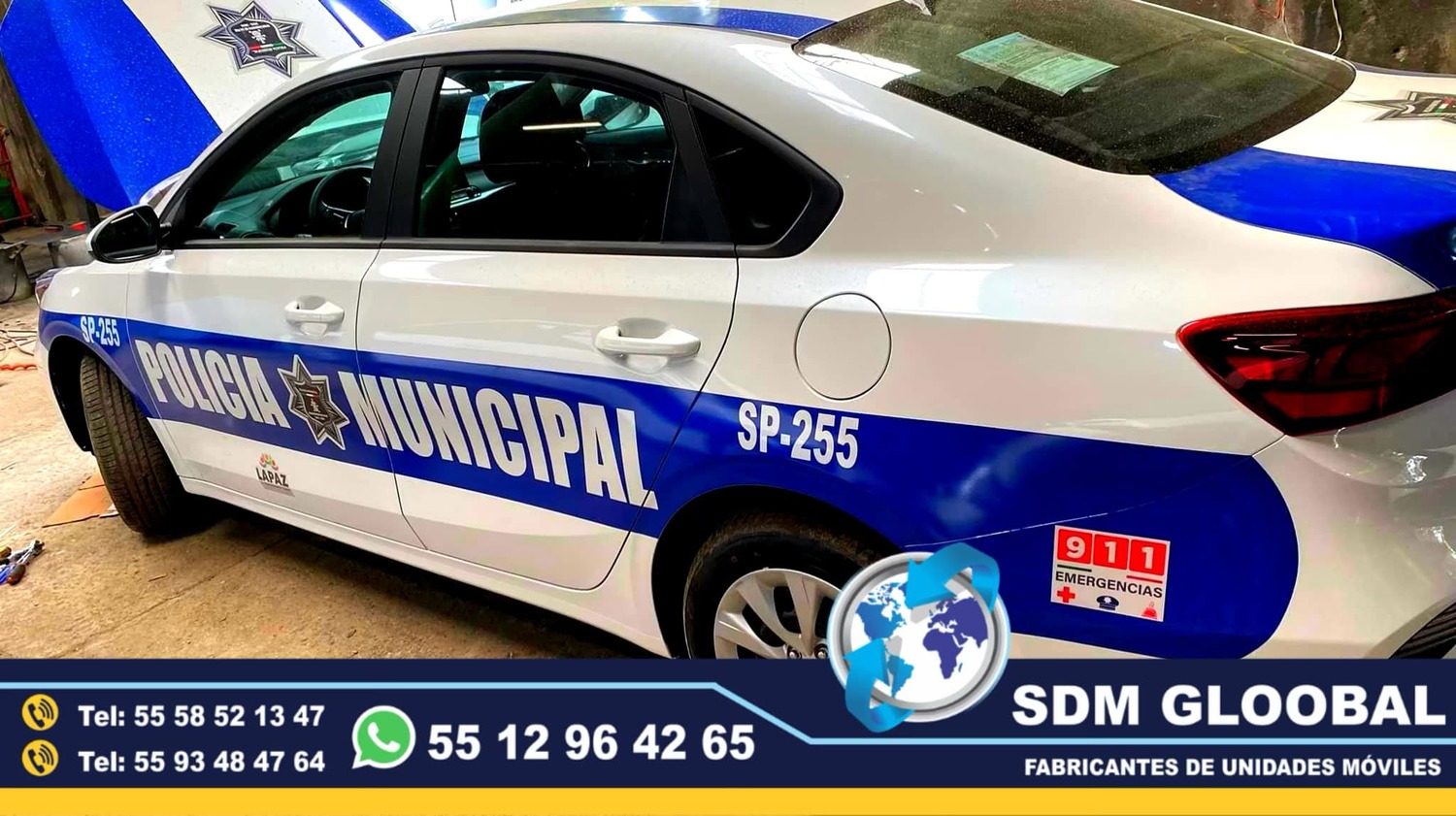 Equipamiento  de Patrullas Nuevas totalmente Equipadas en Mexico